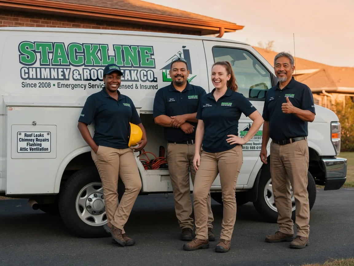 Chimney flashing repair company in Kiefer, OK